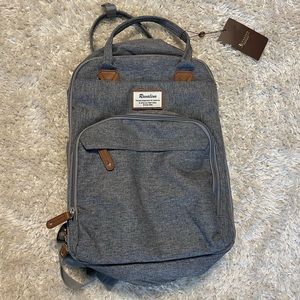 Ruvalino Diaper Bag Backpack Travel Multifunction All in One Grey